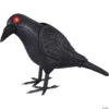 10.5" Animated Black Crow Decoration 2 10.5" Animated Black Crow Decoration -Halloween Decoration Series 10 5 animated black crow decorationss89174