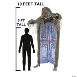 10' Animated Looming Ghoul Archway Prop -Halloween Decoration Series 10 animated looming ghoul archway propmr124762 a02
