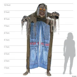 10' Animated Looming Ghoul Archway Prop -Halloween Decoration Series 10 animated looming ghoul archway propmr124762 a06