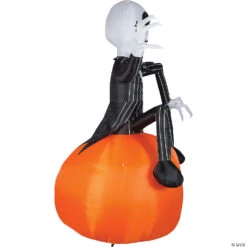 Halloween Decoration Series -Halloween Decoration Series 10 ft blow up inflatable lightshow nightmare before christmas jack skellington with built in led lights outdoor yard decorationss220123g a01