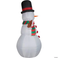 Halloween Decoration Series -Halloween Decoration Series 10 ft blow up inflatable swiveling snowman with built in led lights outdoor yard decorationss880160g a01