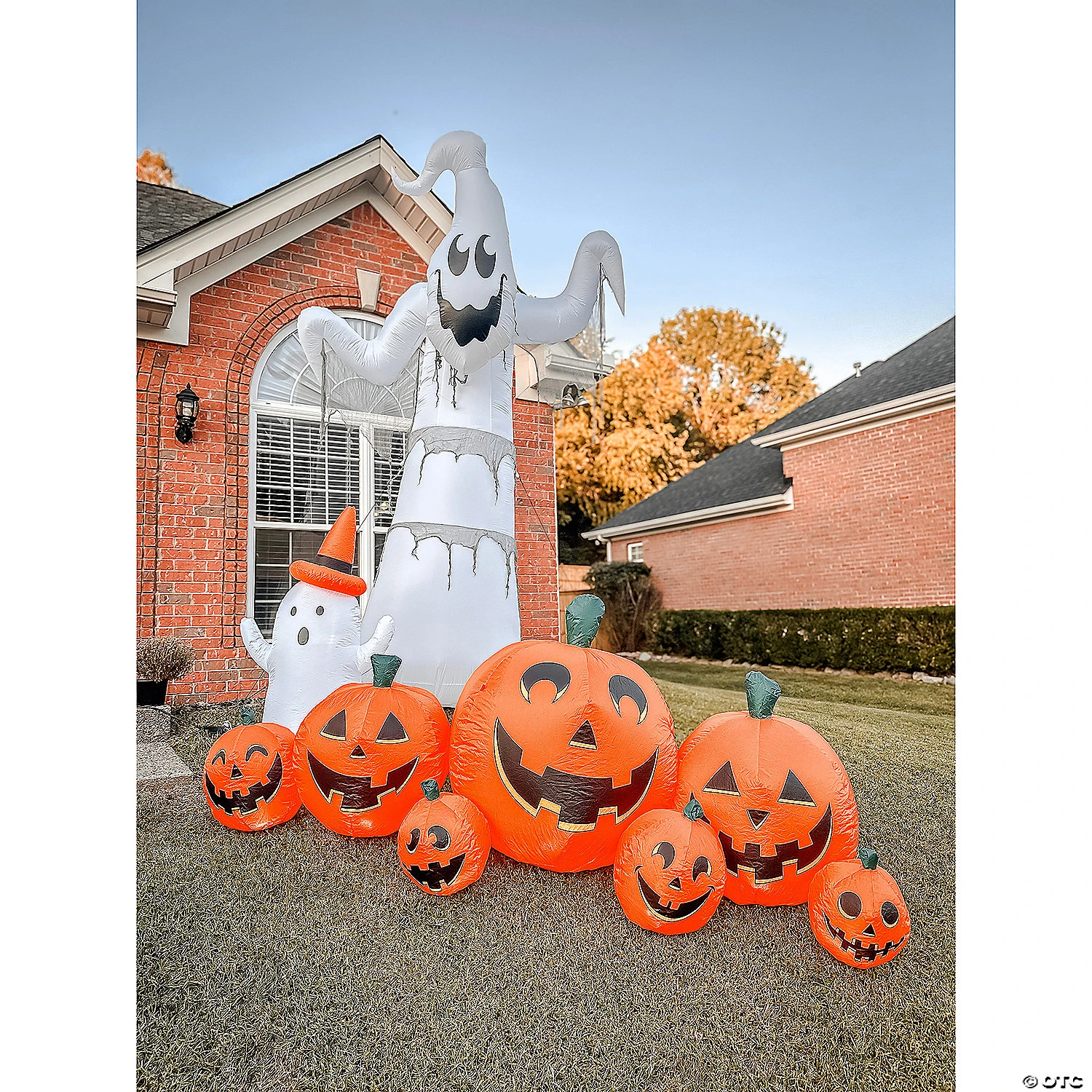 102" Blow Up Inflatable Pumpkin Patch Outdoor Yard Decoration 7 102" Blow Up Inflatable Pumpkin Patch Outdoor Yard Decoration - Image 5