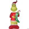108" Blow Up Inflatable Grinch With Stock Giant Outdoor Yard Decoration 1 108" Blow Up Inflatable Grinch With Stock Giant Outdoor Yard Decoration -Halloween Decoration Series 108 blow up inflatable grinch with stock giant outdoor yard decorationss118747g