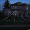 12' Spider Yard Web Light-Up 99 LED -Halloween Decoration Series 12 spider yard web light up 99 ledfw91289t