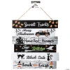 12" Wooden Home Sweet Treats Sign Halloween Décor -Halloween Decoration Series 12 wooden home sweet treats sign halloween d corfw95233s