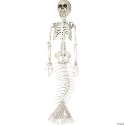 18" Skeleton Mermaid