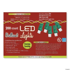 200-Count M5 LED Pure White String Lights