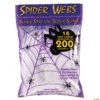 200 Sq. Ft. Super Stretch Spider Web Halloween Decoration -Halloween Decoration Series 200 sq ft super stretch spider web halloween decorationfw9528