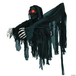 21" Hanging Black Wrapped Ghoul