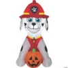 36" Blow Up Inflatable PAW Patrol Marshall With Jack-O'-Lantern Outdoor Halloween Decoration -Halloween Decoration Series 36 blow up inflatable paw patrol marshall with jack o lantern outdoor halloween decorationss220539g
