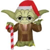 36" Blow Up Inflatable Star Wars Yoda Outdoor Yard Decoration -Halloween Decoration Series 36 blow up inflatable star wars yoda outdoor yard decorationss114961g