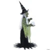 36" Fortune Teller Witch Animated Prop -Halloween Decoration Series 36 fortune teller witch animated propmr123485