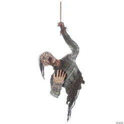 36" Hanging Zombie Torso Decoration