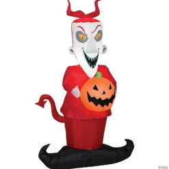 4 Ft. Blow-Up Inflatable Nightmare Before Christmas Lock With Built-In LED Lights Outdoor Yard Decoration