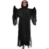 4' Skull Reaper Gray Light-Up -Halloween Decoration Series 4 skull reaper gray light upss82289
