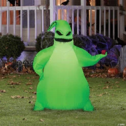42" Green Oogie Boogie Airblown Outdoor Yard Decoration -Halloween Decoration Series 42 green oogie boogie airblown outdoor yard decorationss225069g a01