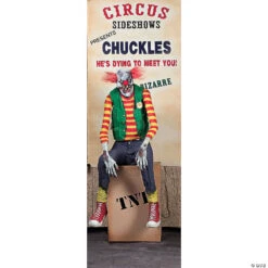 5.5" Chuckles Clown Animated Prop