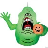5 Ft. Blow-Up Inflatable Ghostbusters Hanging Slimer With Built-In LED Lights Outdoor Yard Decoration