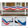 5' Patriotic Fabric Bunting -Halloween Decoration Series 5 patriotic fabric buntingbg50948