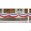 5' Stars Stripes Fabric Bunting -Halloween Decoration Series 5 stars stripes fabric buntingbg54684rwb