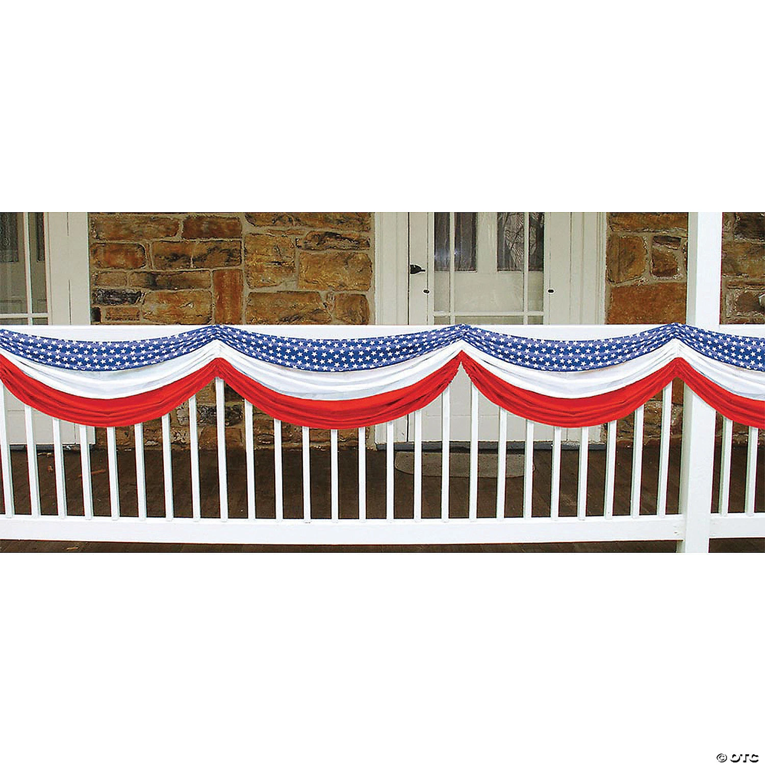 5' Stars Stripes Fabric Bunting 3 5' Stars Stripes Fabric Bunting