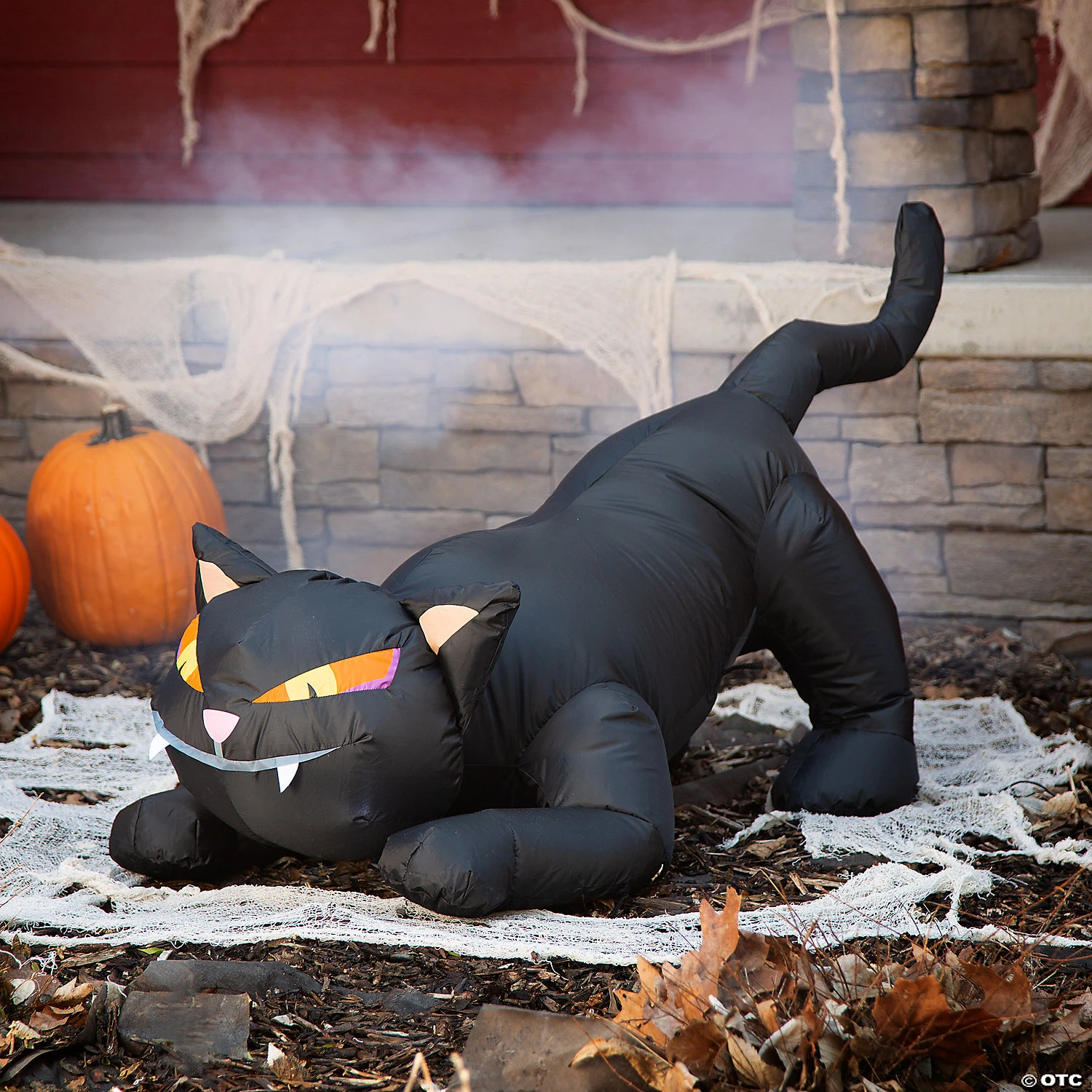 50" Blow Up Inflatable Black Cat Outdoor Halloween Yard Decoration 4 50" Blow Up Inflatable Black Cat Outdoor Halloween Yard Decoration - Image 2