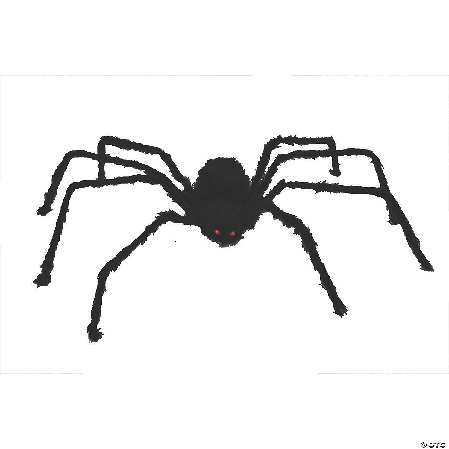 50" Poseable Hairy Spider Halloween Decoration 3 50" Poseable Hairy Spider Halloween Decoration