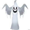 59" Blow-Up Inflatable Ghost With Built-In LED Lights Outdoor Yard Decoration