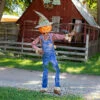6 Ft. Animated Whimsical Scarecrow -Halloween Decoration Series 6 ft animated whimsical scarecrowmr125056