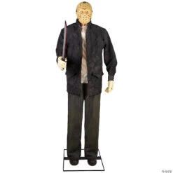 6 Ft. Life-Size Jason Voorhees Animated Prop Decoration