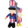 6' Inflatable Uncle Sam With Eagle Outdoor Yard Decoration -Halloween Decoration Series 6 inflatable uncle sam with eagle outdoor yard decorationvah0016