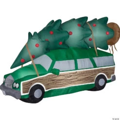 60" Blow Up Inflatable National Lampoon's Christmas Vacation Car With Tree Outdoor Yard Decoration