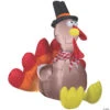 60" Blow Up Inflatable Turkey Outdoor Yard Decoration -Halloween Decoration Series 60 blow up inflatable turkey outdoor yard decorationss59700g