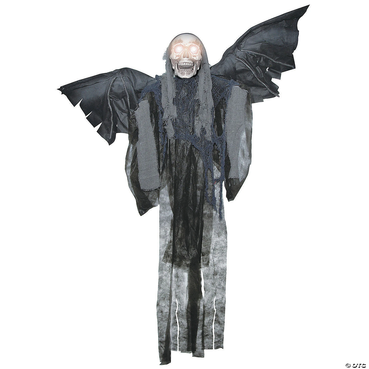 60" Hanging Talking Winged Reaper Prop 3 60" Hanging Talking Winged Reaper Prop