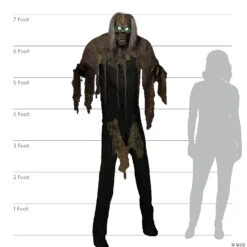 7' Cellar Dwellar Animated Prop -Halloween Decoration Series 7 cellar dwellar animated propmr124881 a06