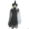 72" Animated Hanging Witch Halloween Decoration -Halloween Decoration Series 72 animated hanging witch halloween decorationss61173