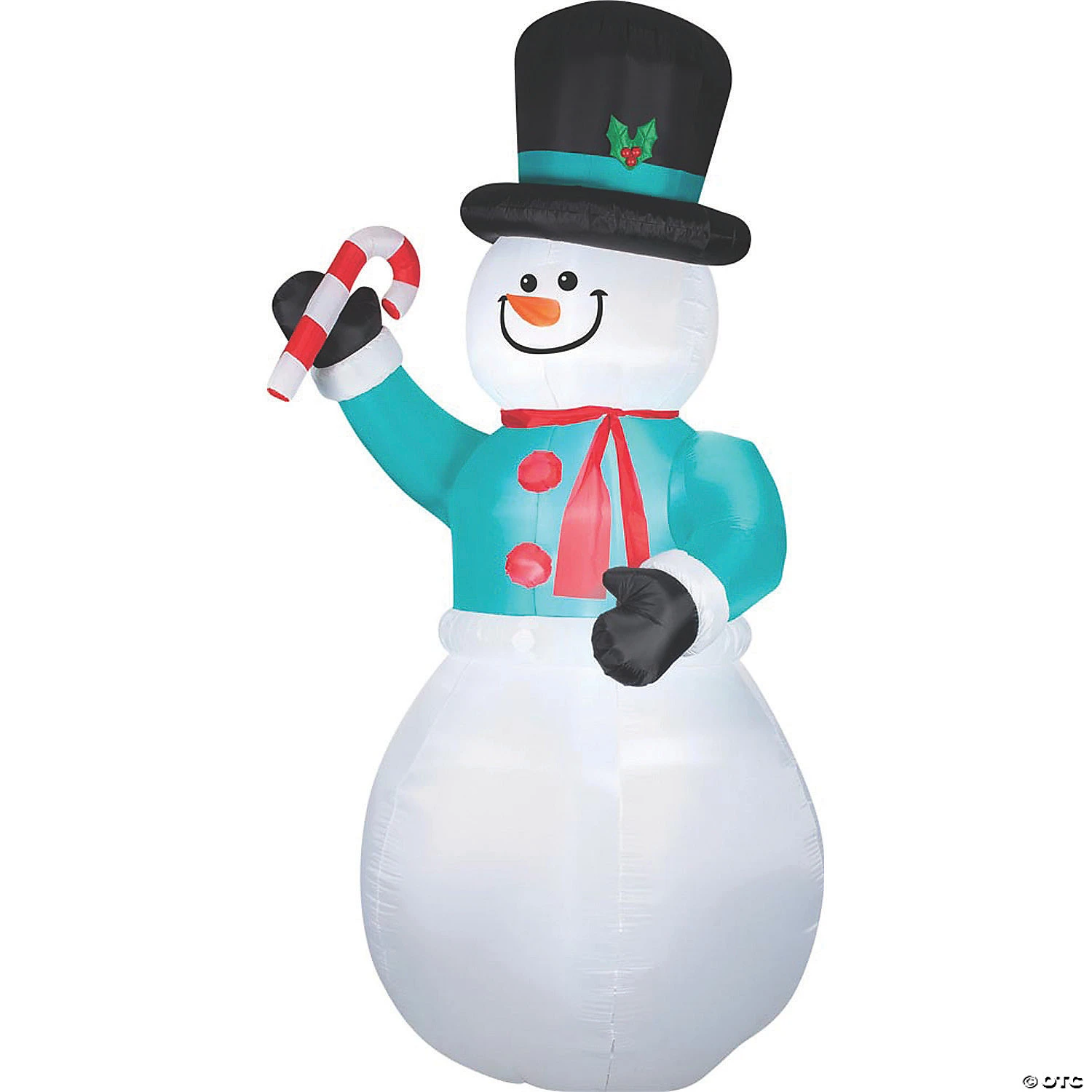 72" Blow Up Inflatable Snowman With Candy Cane Outdoor Yard Decoration 3 72" Blow Up Inflatable Snowman With Candy Cane Outdoor Yard Decoration