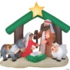 72" Outdoor Blow Up Inflatable Holy Family Nativity Outdoor Yard Decoration -Halloween Decoration Series 72 outdoor blow up inflatable holy family nativity outdoor yard decorationss38401g