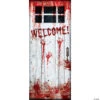 72" X 30" Bloody Welcome Door Cover -Halloween Decoration Series 72 x 30 bloody welcome door coverfw9343w