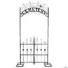 8.5 Ft. Cemetery Archway Gate Halloween Decoration -Halloween Decoration Series 8 5 ft cemetery archway gate halloween decorationss48038