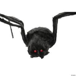 80" Black Furry Spider Decoration 9 80" Black Furry Spider Decoration -Halloween Decoration Series 80 black furry spider decorationss45879 a02