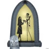 83" Blow-Up Inflatable Nightmare Before Christmas Jack & Sally Arch With Built-In LED Lights Outdoor Yard Decoration -Halloween Decoration Series 83 blow up inflatable nightmare before christmas jack and sally arch with built in led lights outdoor yard decorationss225603g