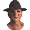 Adult's A Nightmare On Elm Street 4: The Dream Master Deluxe Freddy Krueger Mask With Hat -Halloween Decoration Series adults a nightmare on elm street 4 the dream master deluxe freddy krueger mask with hatmattwb120
