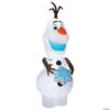 Airblown® Disney's Frozen Olaf With Snowflake 47" Inflatable Christmas Outdoor Yard Decor -Halloween Decoration Series airblown disneys frozen olaf with snowflake 47 inflatable christmas outdoor yard decorss882546g