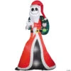 Airblown® Jack Skellington As Sandy Claws 60" Inflatable Christmas Outdoor Yard Decor -Halloween Decoration Series airblown jack skellington as sandy claws 60 inflatable christmas outdoor yard decorss882548g