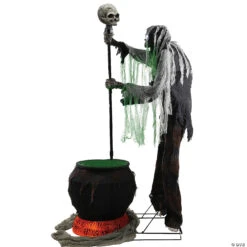 Animated Cauldron Creeper -Halloween Decoration Series animated cauldron creepermr127029 a02