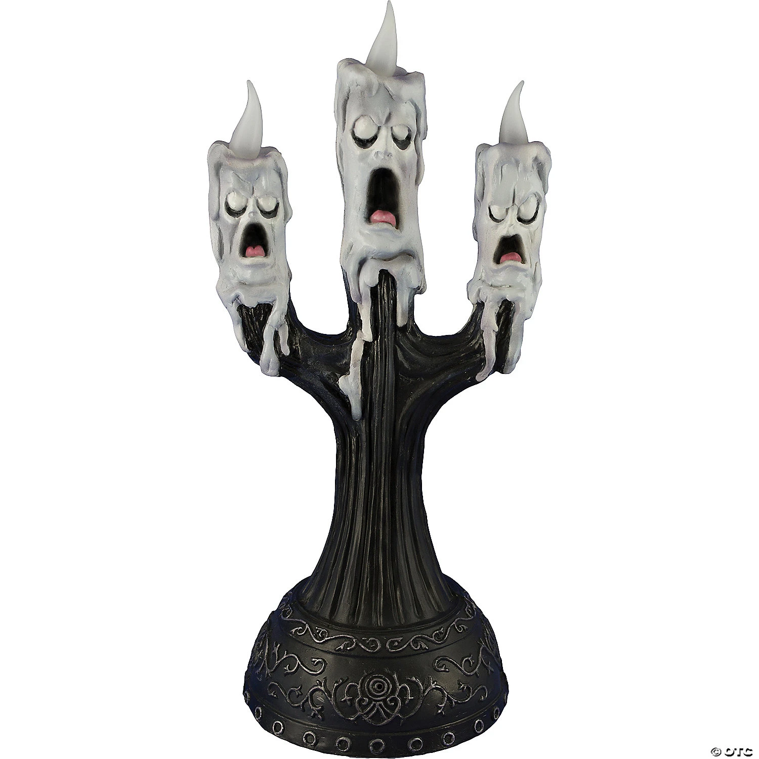 Animated Ghost Candle With Faces Prop 3 Animated Ghost Candle With Faces Prop
