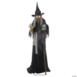 Animated Lunging Haggard Witch -Halloween Decoration Series animated lunging haggard witchmr127085 a03