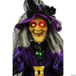 Animated Standing Witch Prop -Halloween Decoration Series animated standing witch propss79233 a02