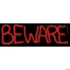 Beware LED Sign -Halloween Decoration Series beware led signss72892g